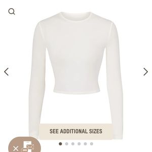 Skims Long Sleeve Shirt